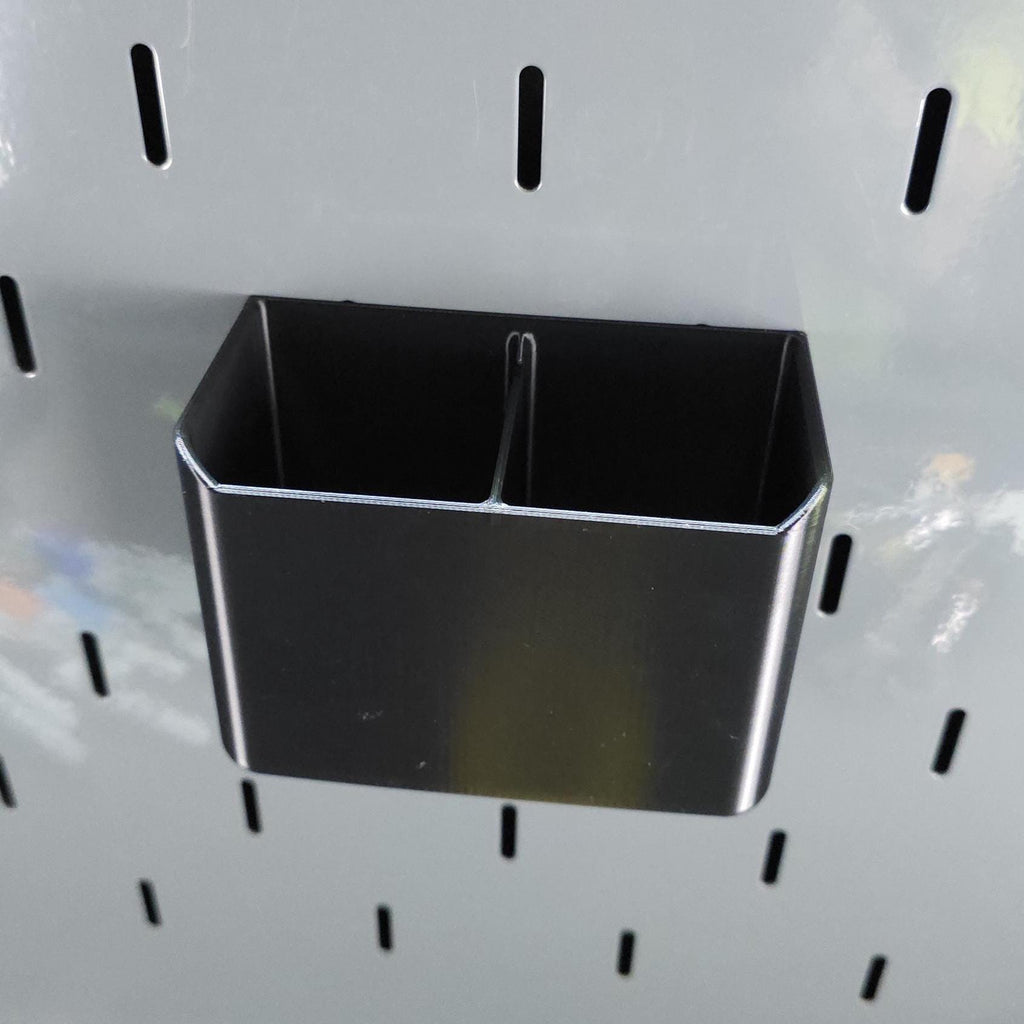 Large Divided Bin Fits US General Series 3 / ICON Hutch and Locker - Us General and Icon hutch and locker accessories - Knisley 3D Solutions