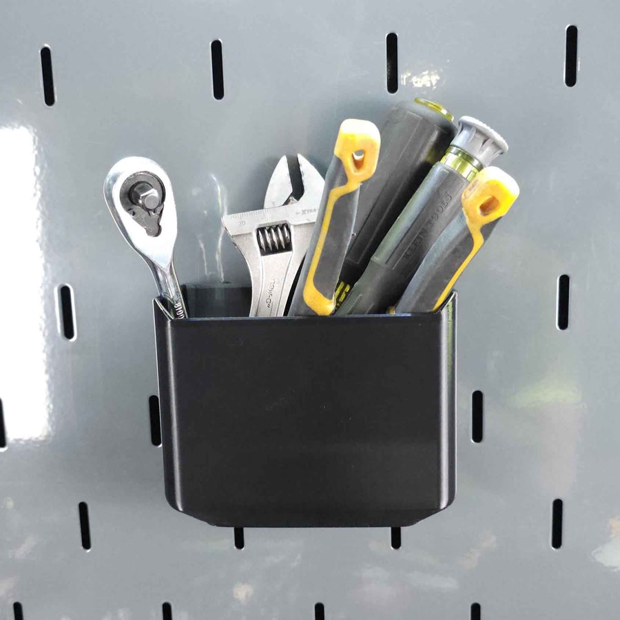 Toolbox bins and shelves