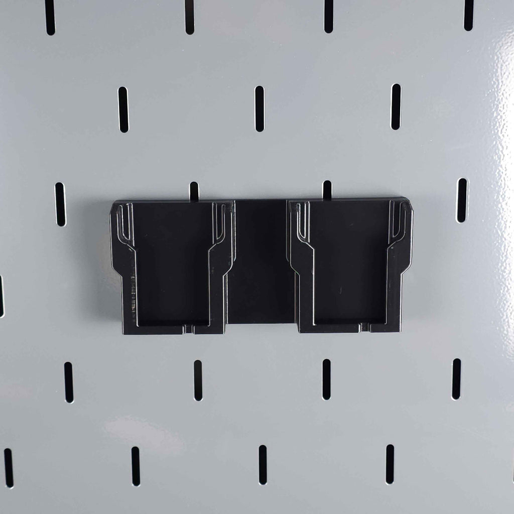 Double Milwaukee M18 Battery Mount Fits US General Series 3 / ICON Hutch and Locker