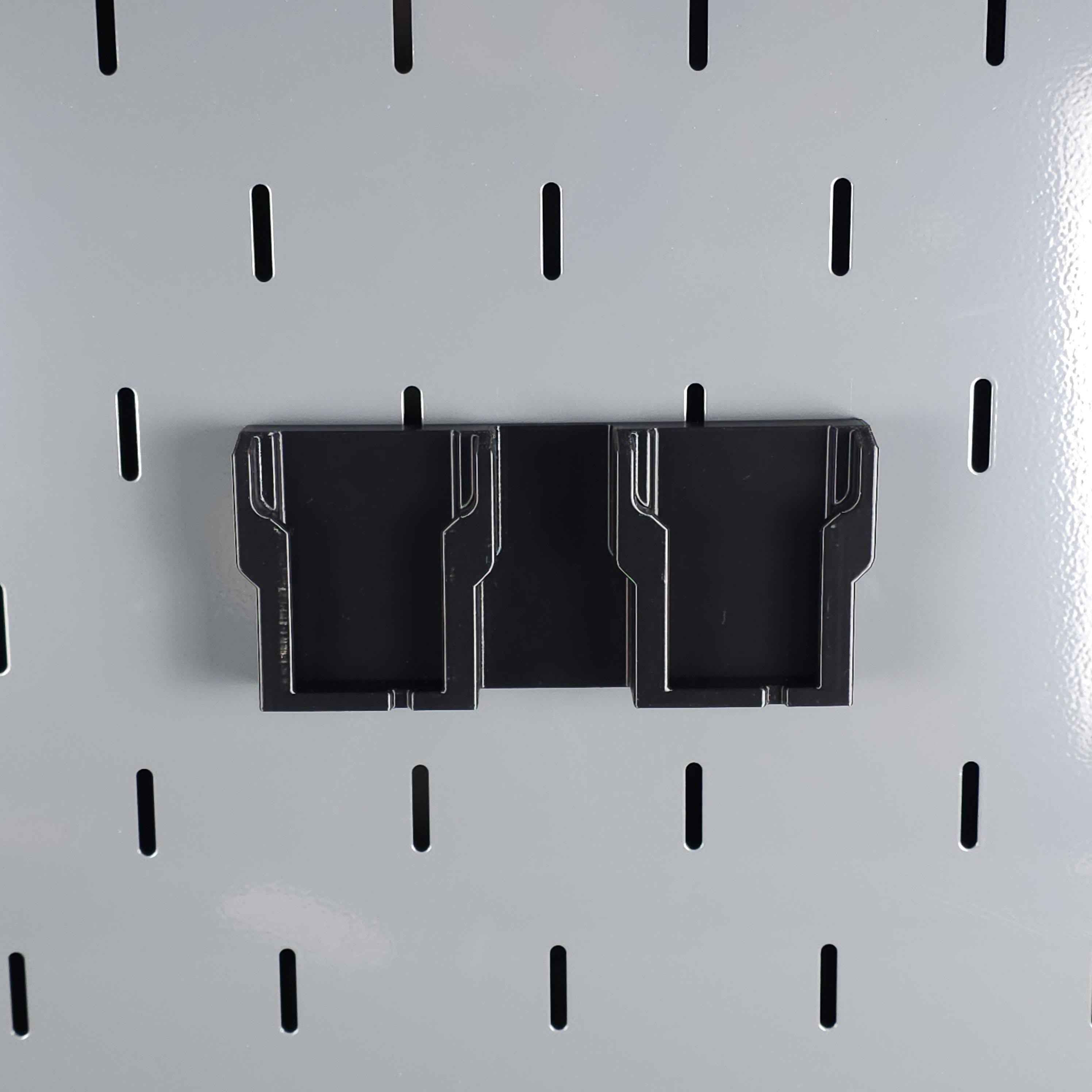 Double Milwaukee M18 Battery Mount Fits US General Series 3 / ICON Hutch and Locker