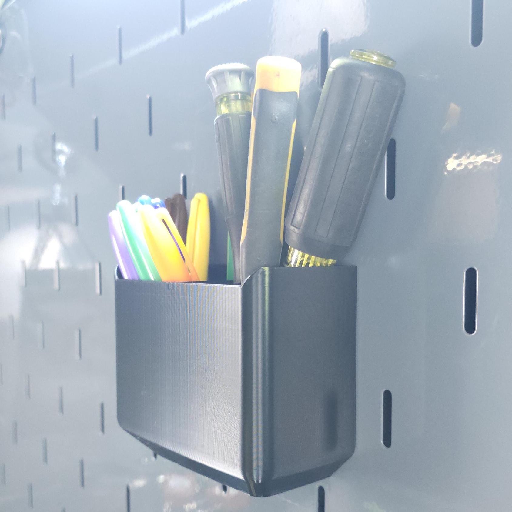 Large Divided Bin Fits US General Series 3 / ICON Hutch and Locker - Us General and Icon hutch and locker accessories - Knisley 3D Solutions