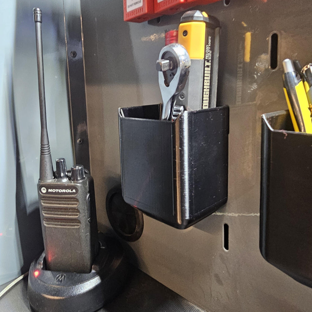 Single Compartment Bin Fits US General Series 3 / ICON Hutch and Locker - Us General and Icon hutch and locker accessories - Knisley 3D Solutions