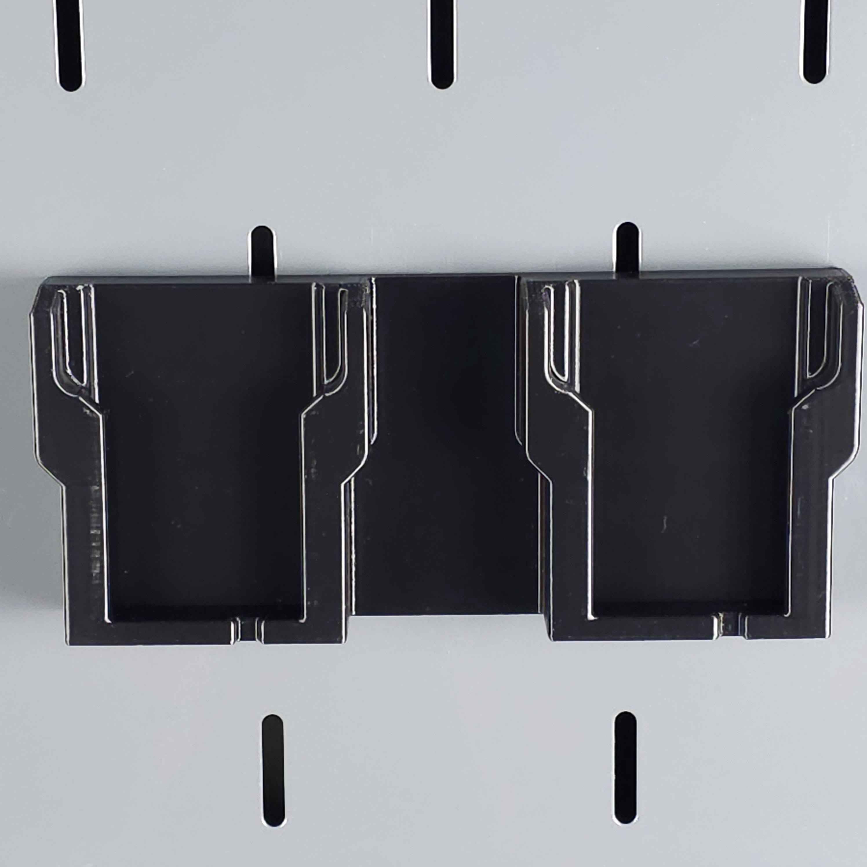 Double Milwaukee M18 Battery Mount Fits US General Series 3 / ICON Hutch and Locker
